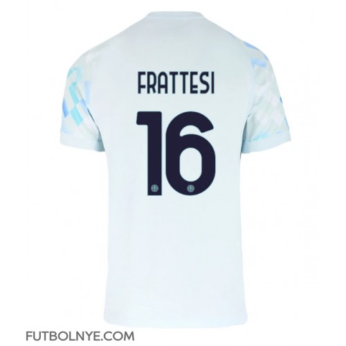 Camiseta Inter Milan Davide Frattesi #16 Visitante Equipación 2025-26 manga corta